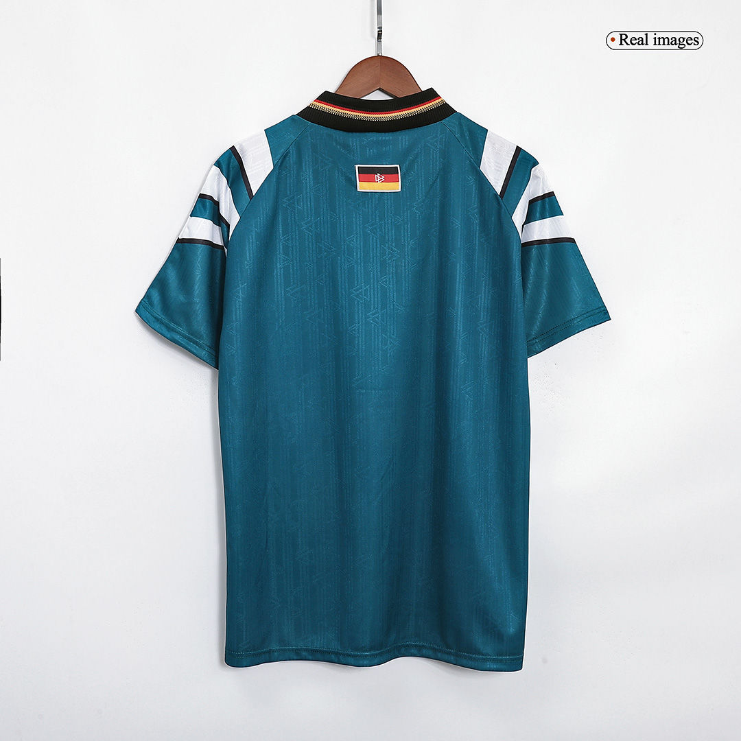 Germany 1996/97 Away Green Retro Jersey