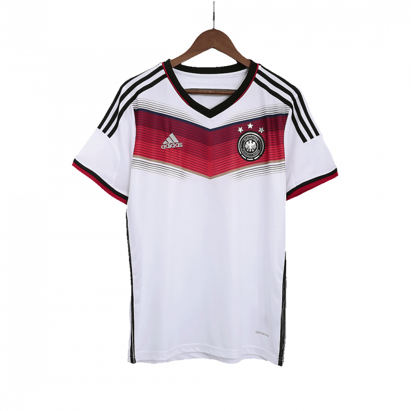Germany 2014 Home White Retro Jersey