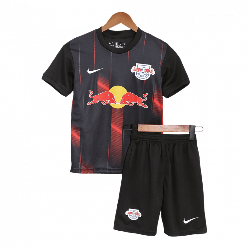 RB Leipzig 2022/23 Third Black Kids Kit