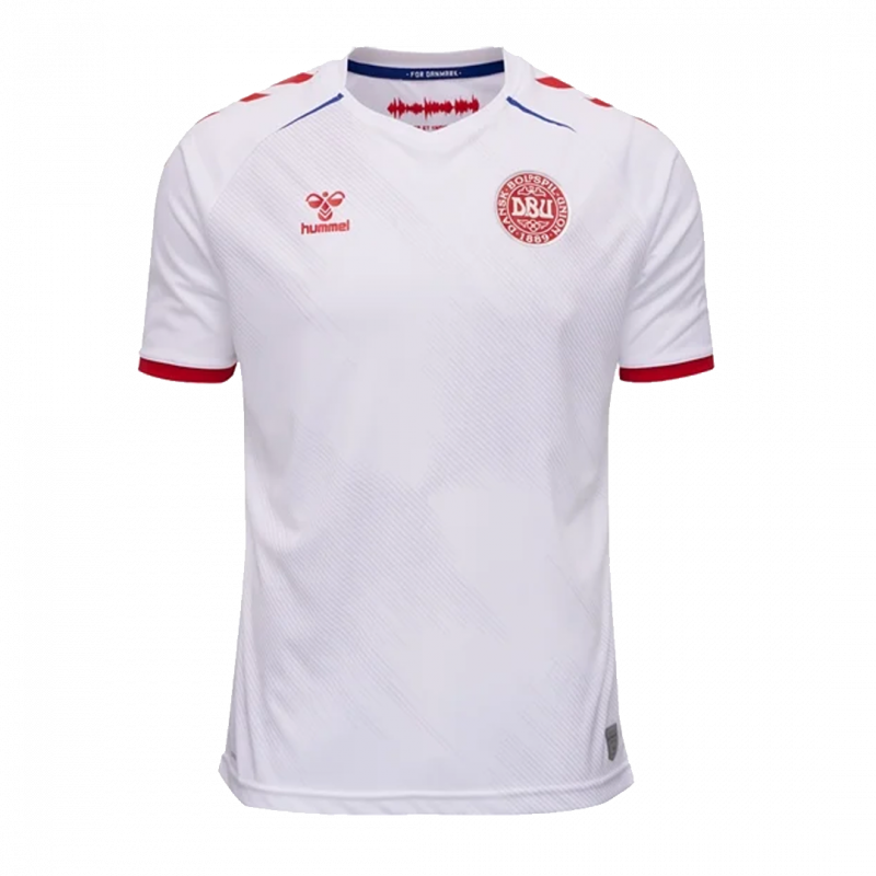 Denmark 2021 Away White Jersey