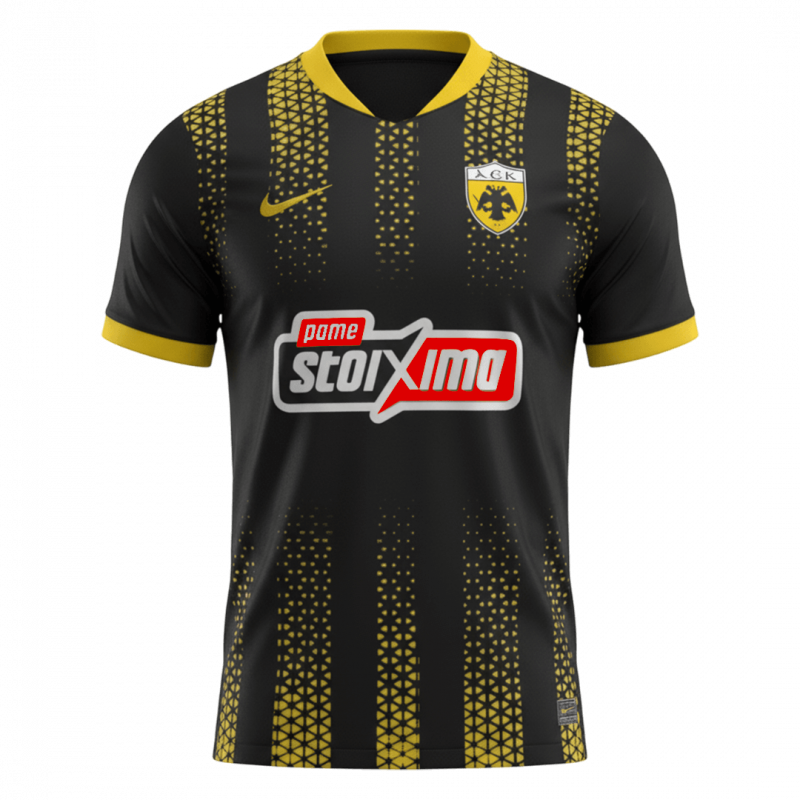 AEK Athens 2025/26 Away Black Jersey