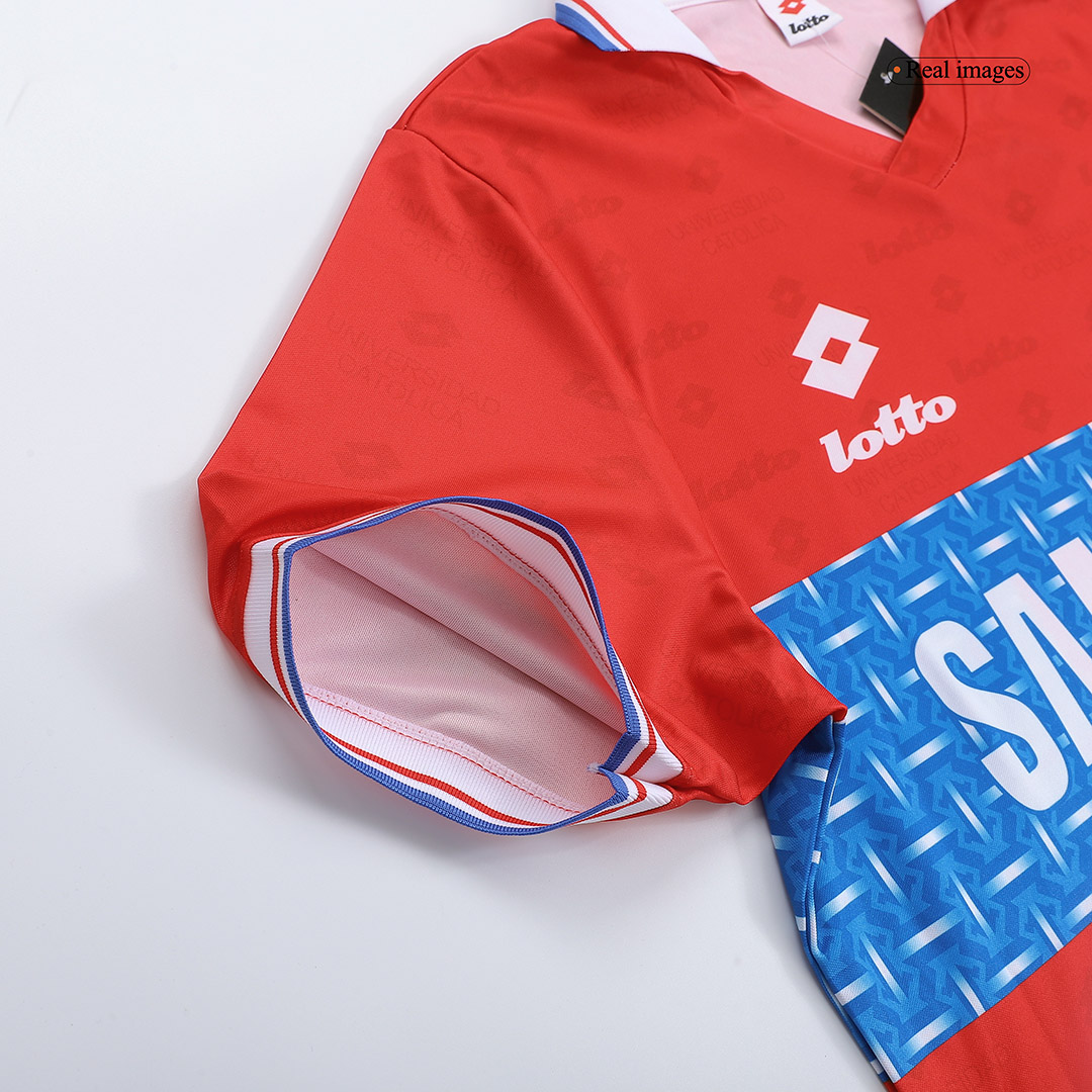Universidad Catolica 1996 Away Red Retro Jersey