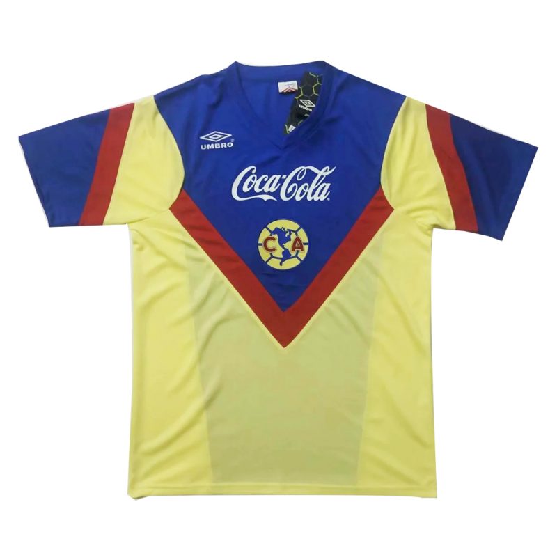 Club America 1988 Home Blue Retro Jersey