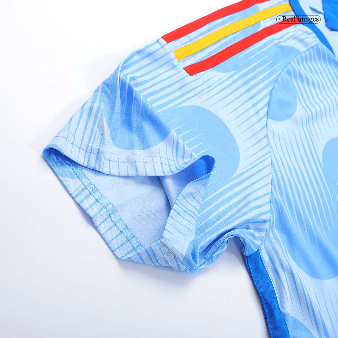 Spain 2022 Away Blue Jersey