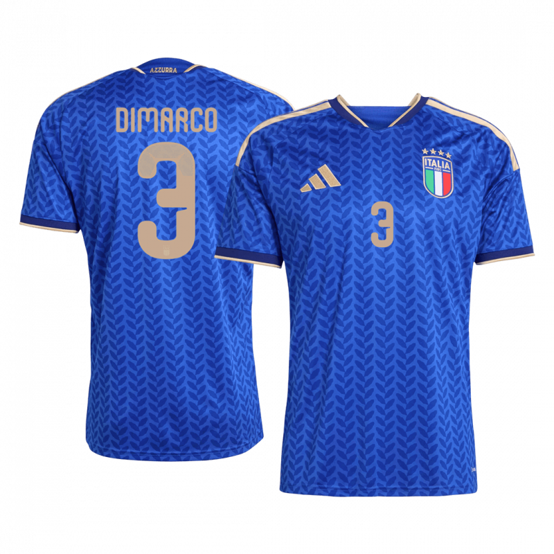 DIMARCO #3 Italy 2026 Home Blue Premium Jersey