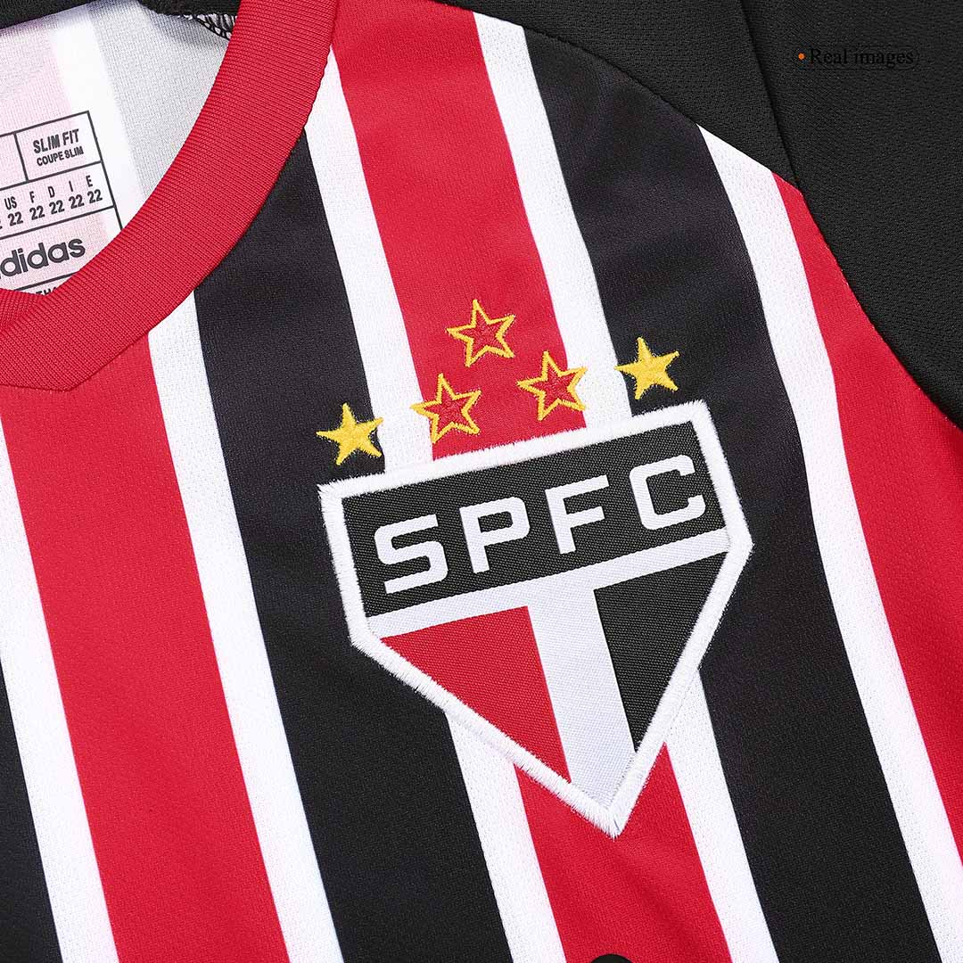 Sao Paulo FC 2023/24 Away Black Kids Kit