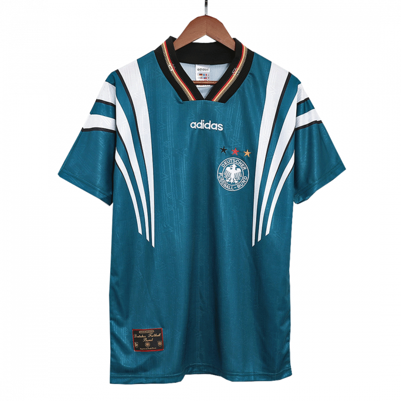 Germany 1996/97 Away Green Retro Jersey