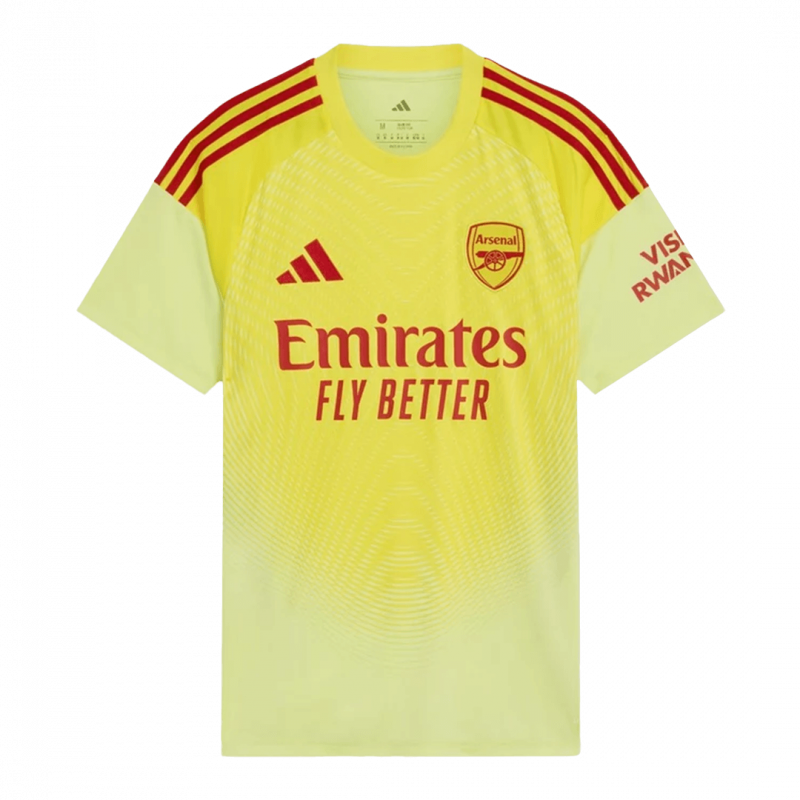 Arsenal 2025/26 Goalkeeper Yellow Goalkeeper Jersey