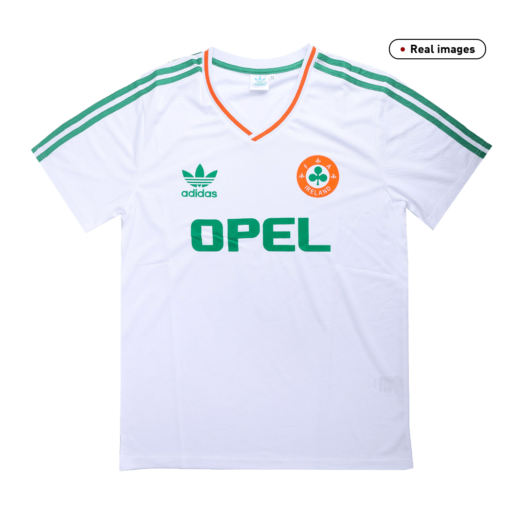 Iceland 1990 Away White Retro Jersey