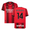 REIJNDERS #14 AC Milan 2023/24 Home Red Premium Jersey