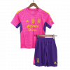 Tigres UANL 2023/24 Goalkeeper Pink Goalkeeper Kids Kit