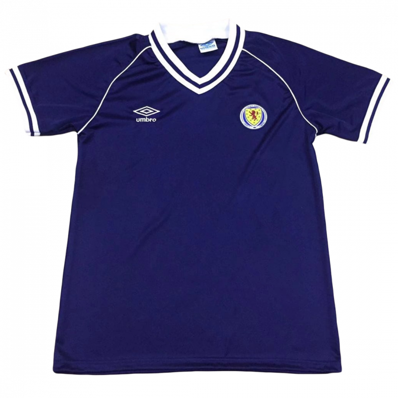 Scotland 1982 Home Blue Retro Jersey