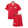 Sevilla 2023/24 Away Red Kids Kit