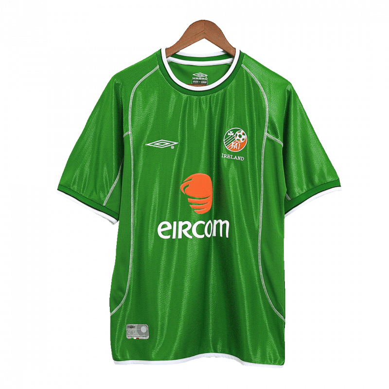 Ireland 2002 Home Green Retro Jersey