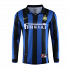 Inter Milan 1998/99 Home Black Long Sleeve Retro Jersey