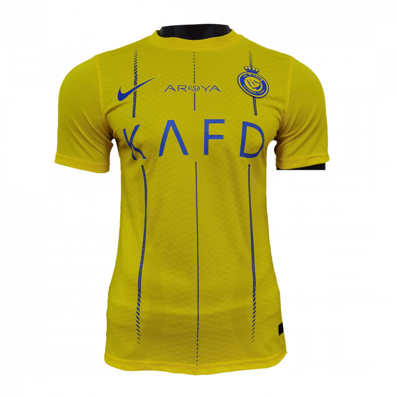 Al Nassr 2023/24 Home Yellow Player Version Jersey