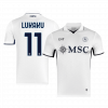 LUKAKU #11 Napoli 2024/25 Away White Player Version Jersey