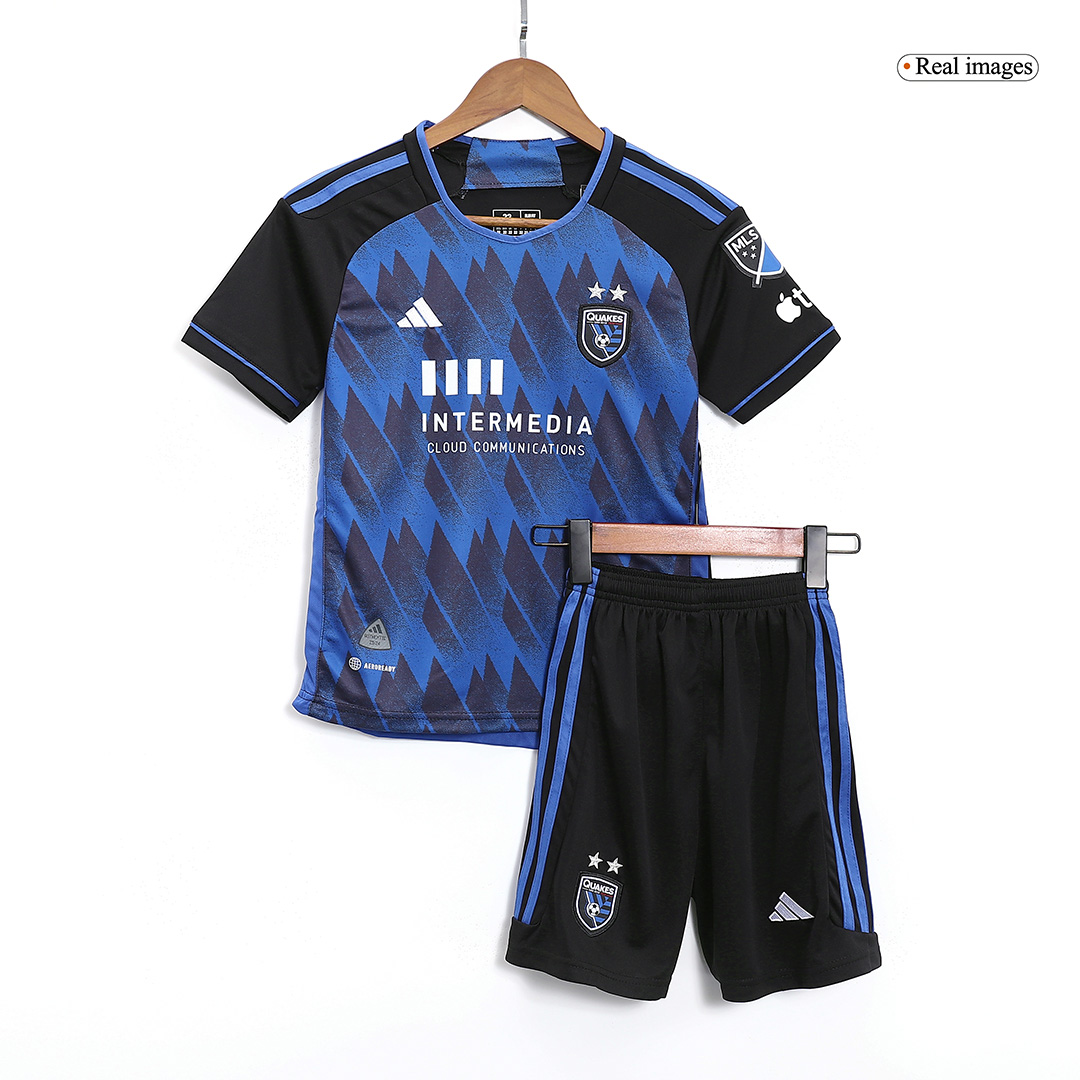San Jose Earthquakes 2023 Home Blue Kids Kit
