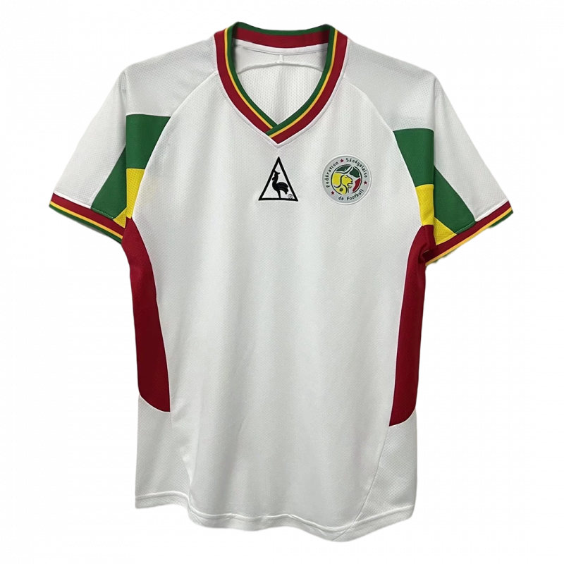 Senegal 2002 Away White Retro Jersey