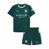 Manchester City 2025/26 Fourth Green Kids Kit