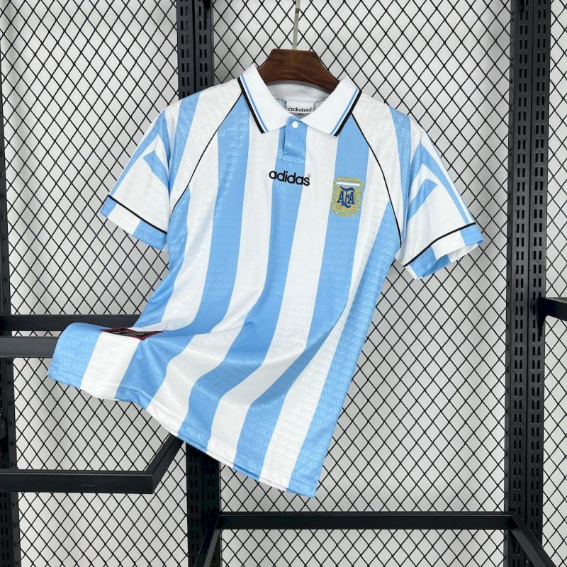 Argentine maillot foot 1996 Retro Jersey