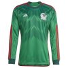Mexico 2022 Home Green Long Sleeve Jersey