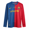 Barcelona 2008/09 Home Long Sleeve UCL Retro Jersey