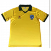 Brazil 1985 Home Yellow Retro Jersey