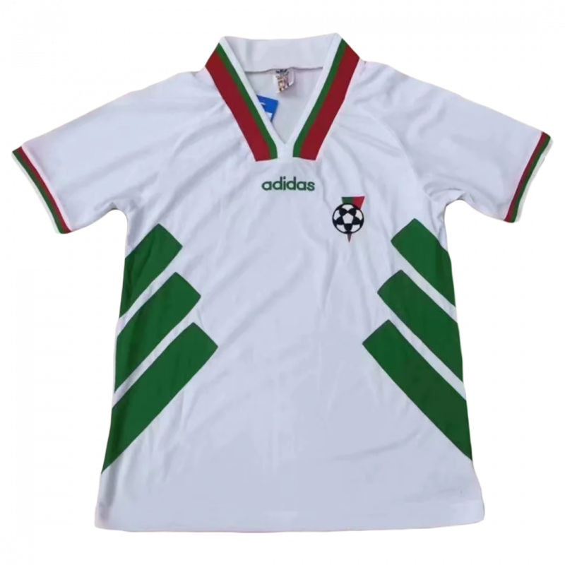 Bulgaria 1994 Home White Retro Jersey
