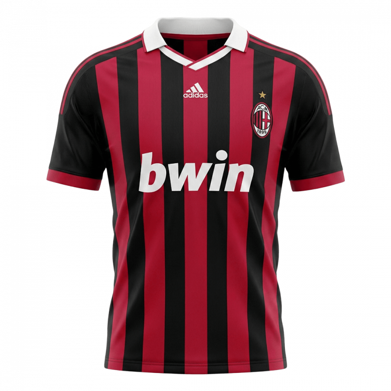 AC Milan 2009/10 Home Black Retro Jersey