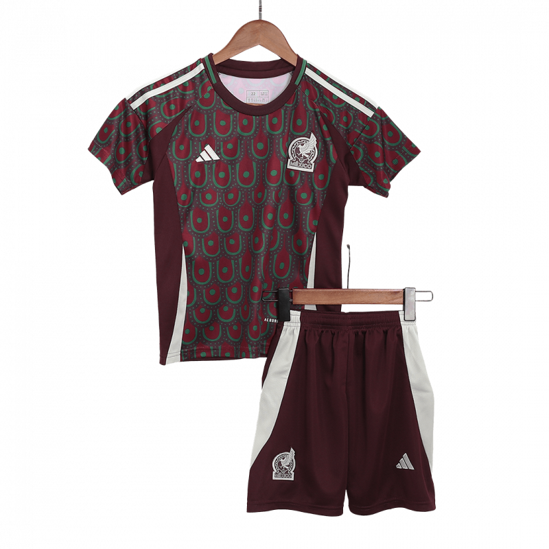 Mexico 2024 Home Red Soccer Uniform Kit