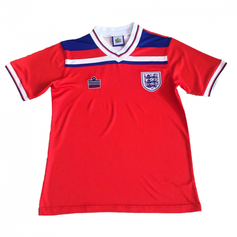 England 1980 Away Red Retro Jersey