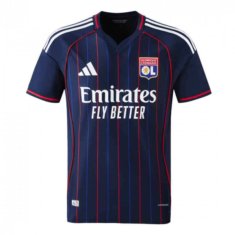 Olympique Lyonnais 2025/26 Away Blue Player Version Jersey