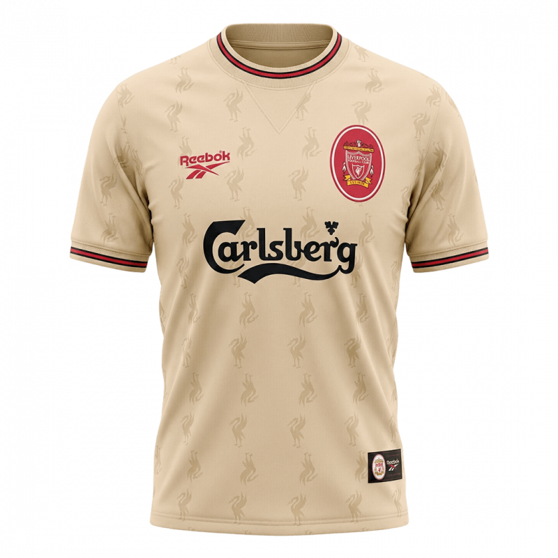 Liverpool 1996/97 Away Yellow Retro Jersey