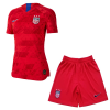USA 2019 Away Red Kids Kit