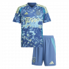 Ajax 2024/25 Away Blue Kids Kit