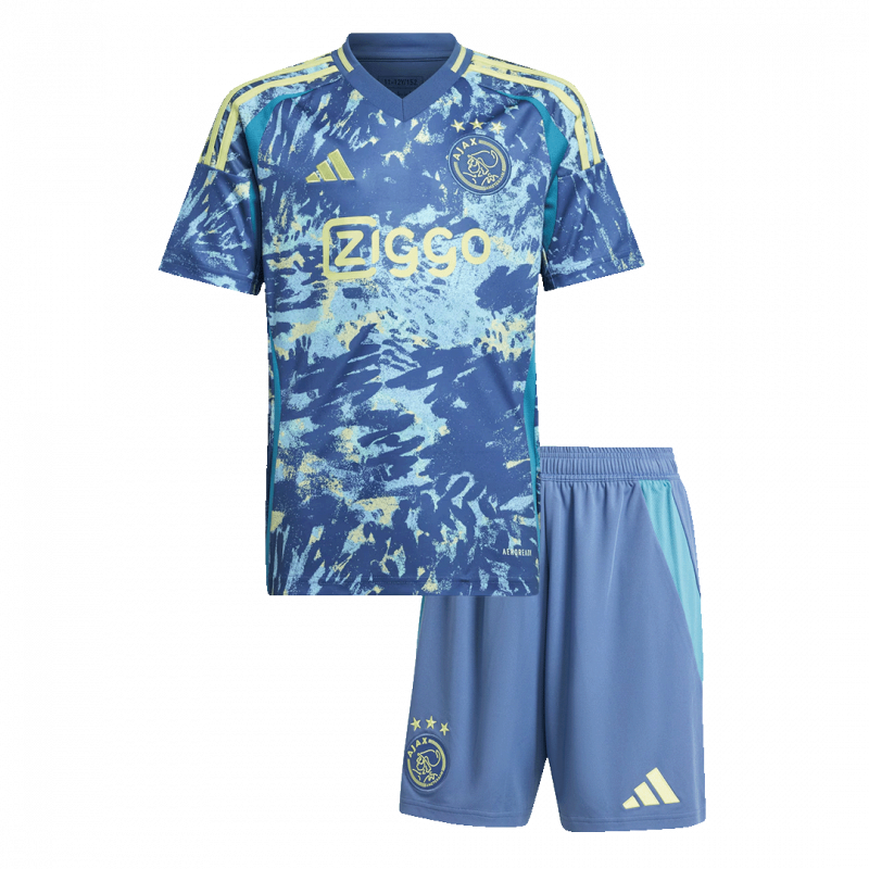 Ajax 2024/25 Away Blue Kids Kit
