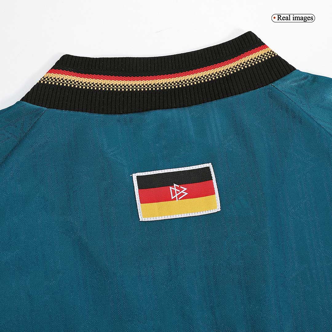 Germany 1996/97 Away Green Retro Jersey