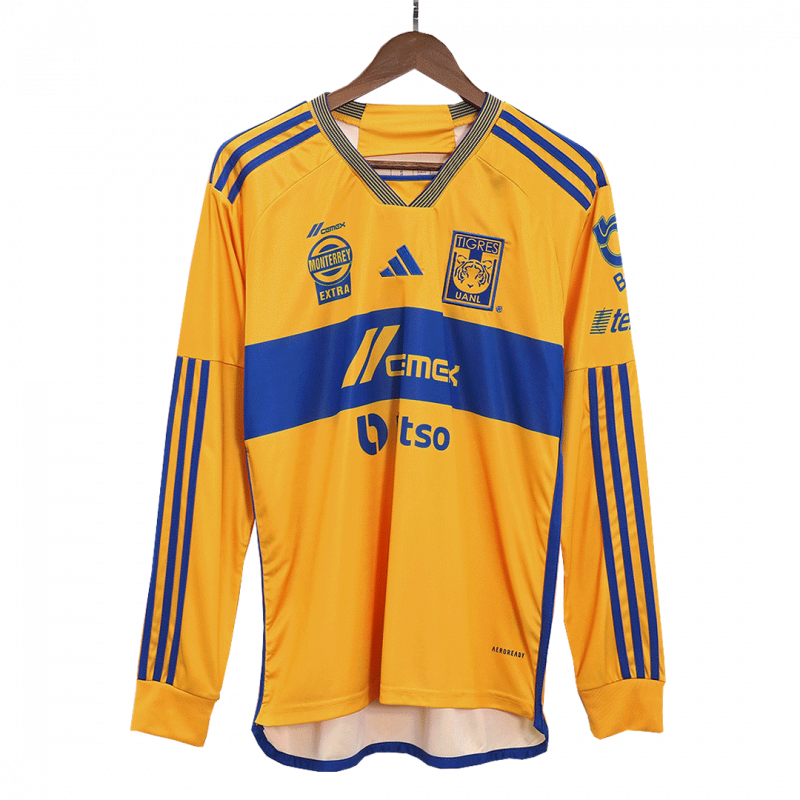 Tigres UANL 2023/24 Home Yellow Long Sleeve Jersey