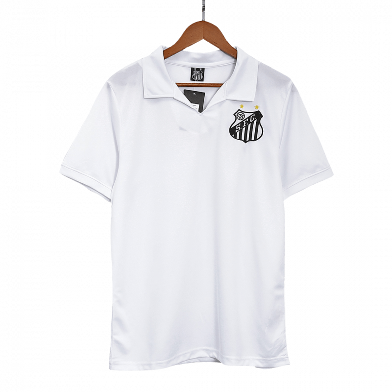 Santos FC 1970 Home White Retro Jersey