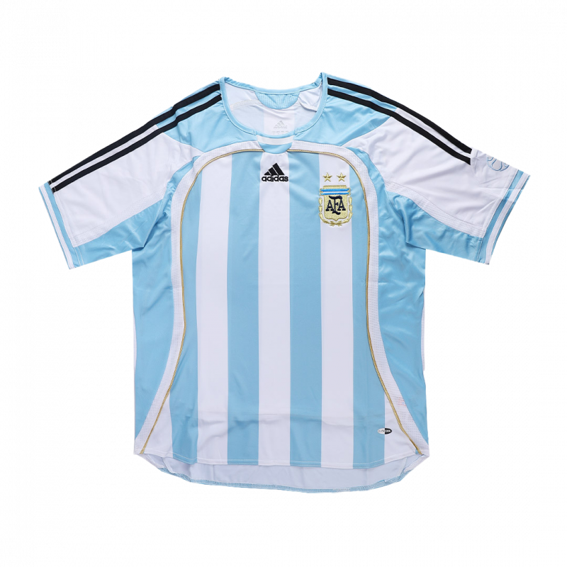 Argentina 2006 Home White Retro Jersey