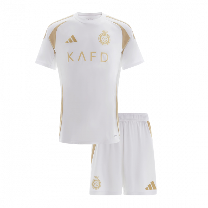 Al Nassr 2024/25 Third White Kids Kit
