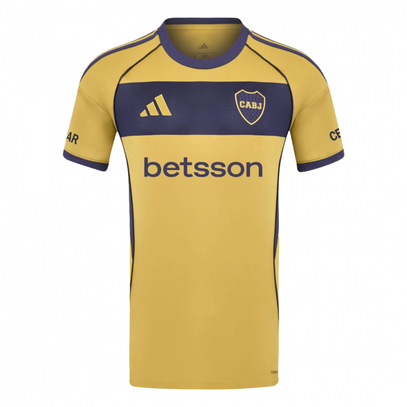 Boca Juniors 2025/26 Away Yellow Jersey