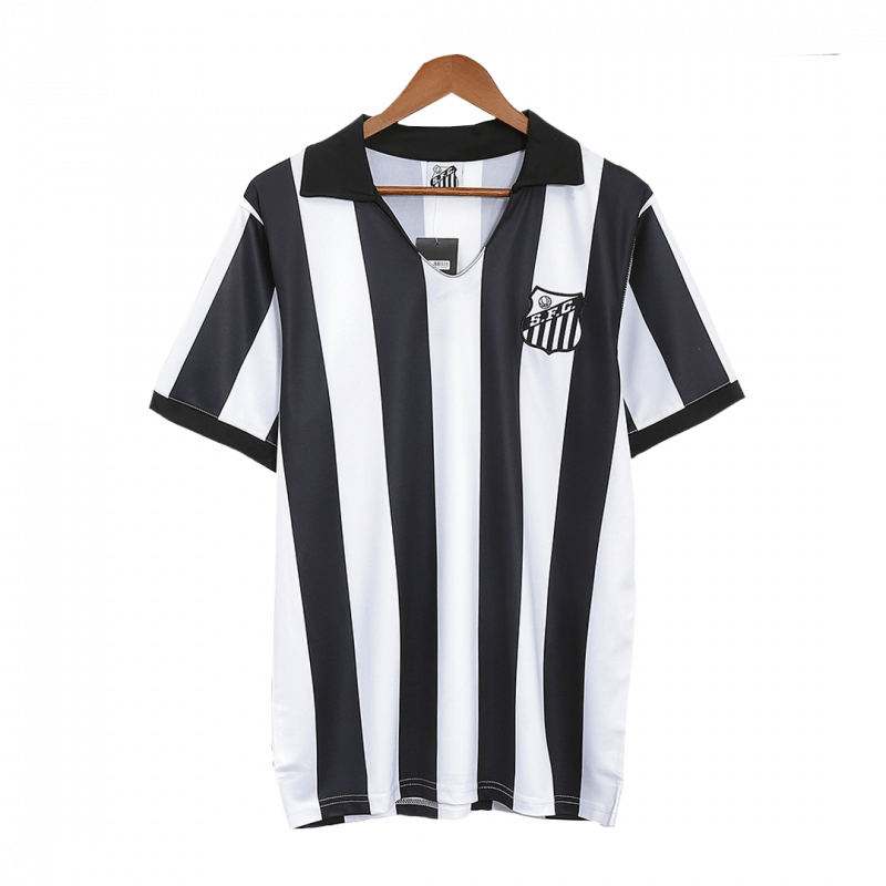 Santos FC 1956 Home Black Retro Jersey