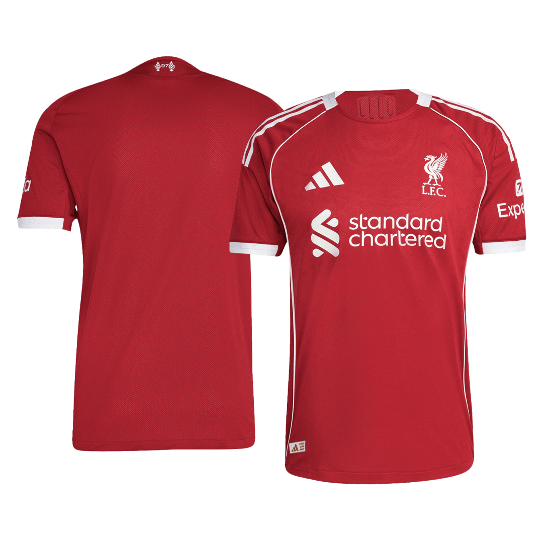 Liverpool 2025/26 Home Red Player Version Jersey