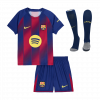 Barcelona 2025/26 Home Blue Premium Kids Kit