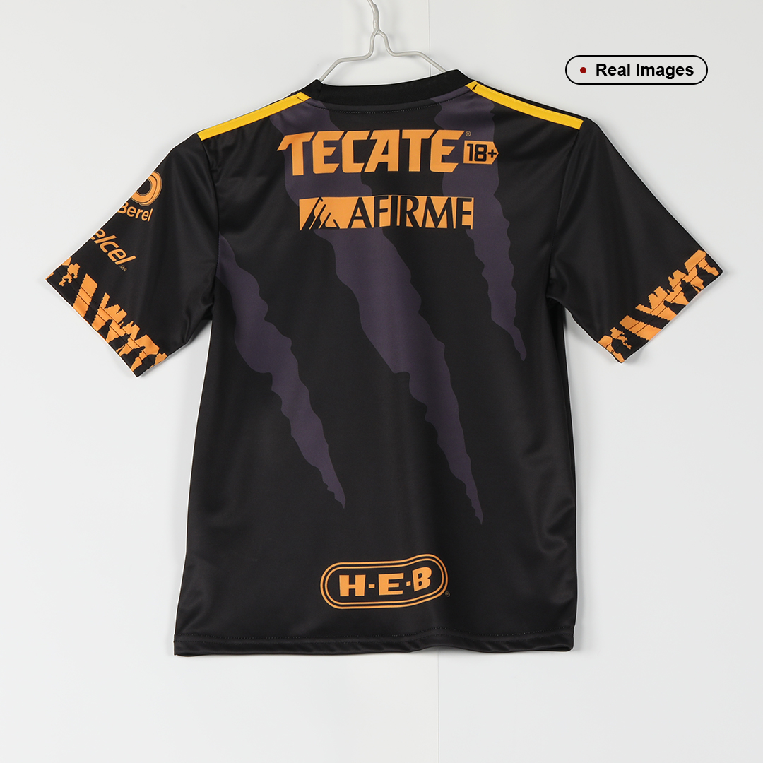 Tigres UANL 2021/22 Third Black Kids Kit