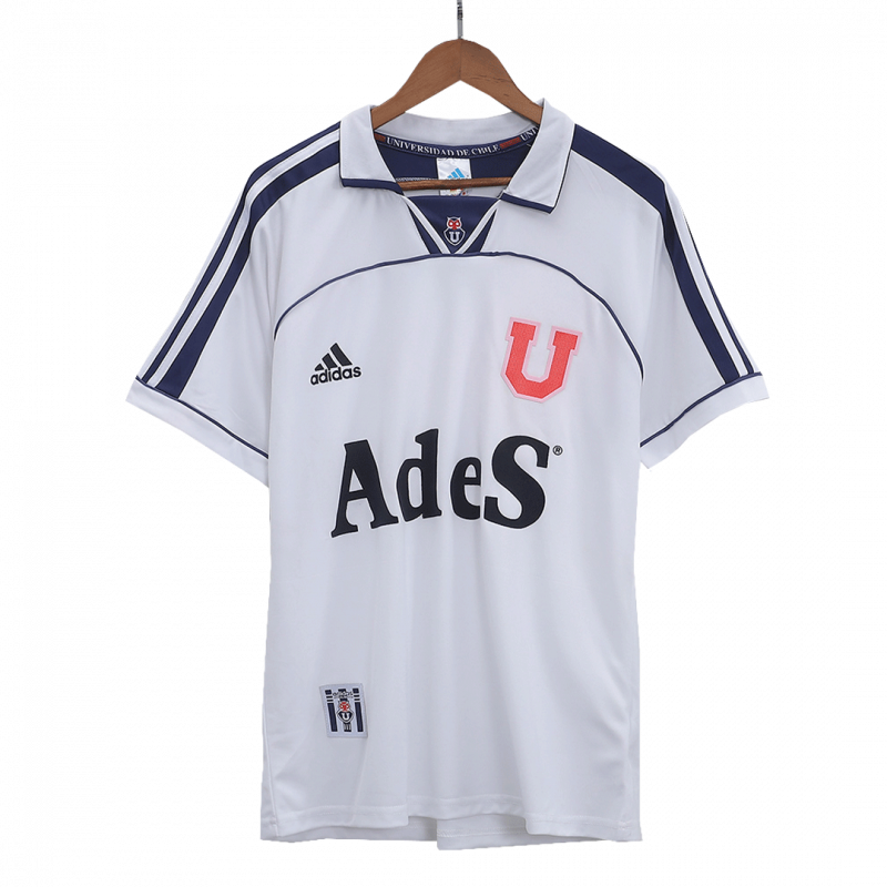 Club Universidad de Chile 2000/01 Away White Retro Jersey