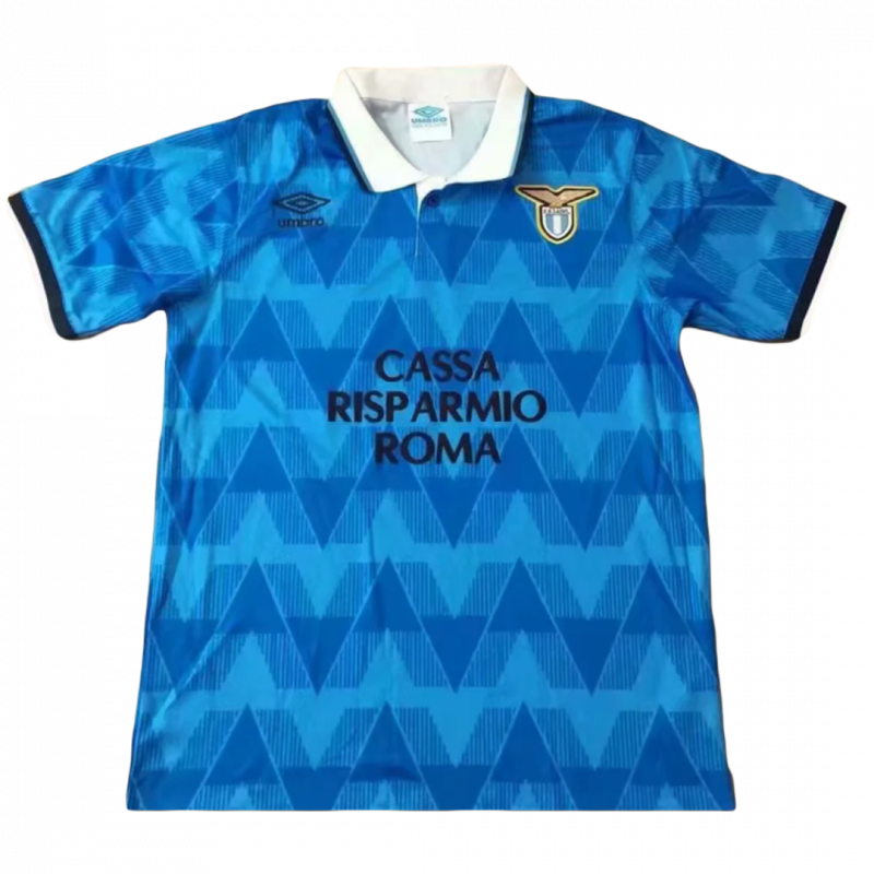 Lazio 1989 Home Blue Retro Jersey