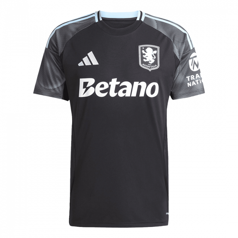 Aston Villa 2025/26 Away Black Jersey